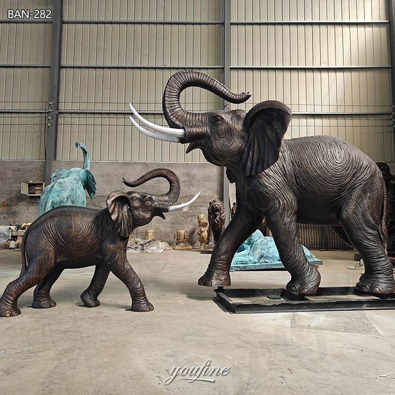 Bronze elephant garden fountain sculpture buy direct