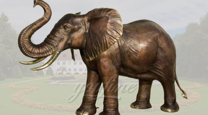 Customize life size bronze elephant sculpture