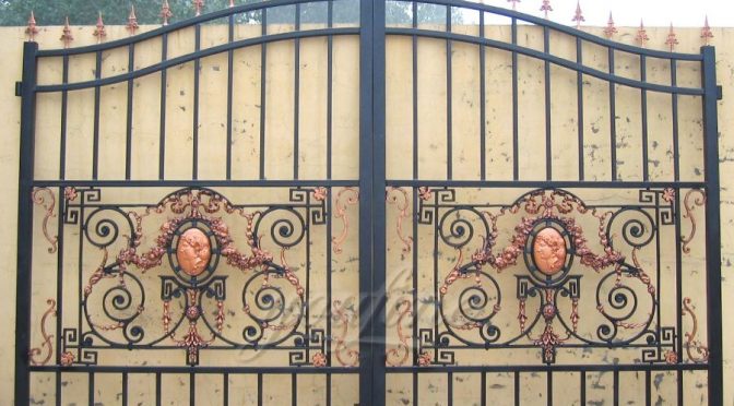 Cast Iron Main Sliding Gate For Home