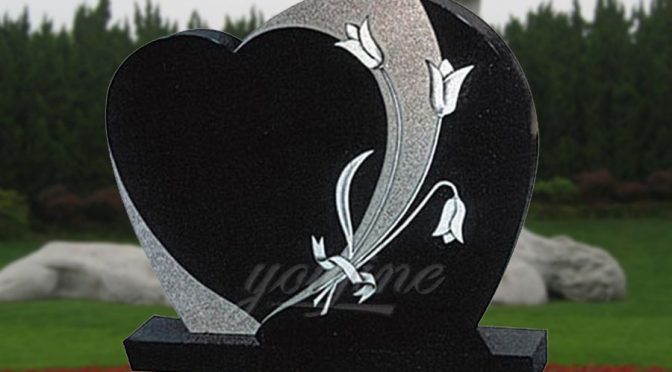 Customized Heart Shape Granite Headstone