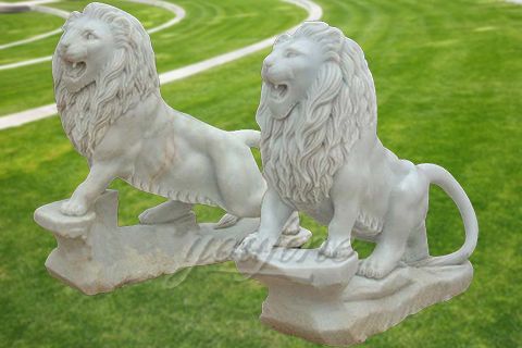 Decorative outdoor garden lion statues for sale