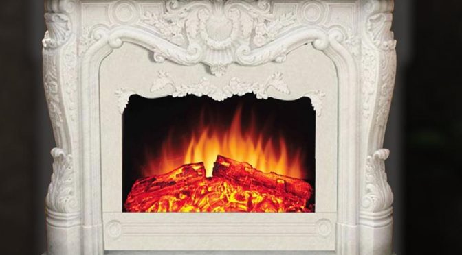 Interior Decoration French hand carved marble fireplace mantel