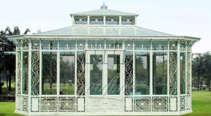 Large Outdoor Garden Wrought Iron Gazebo