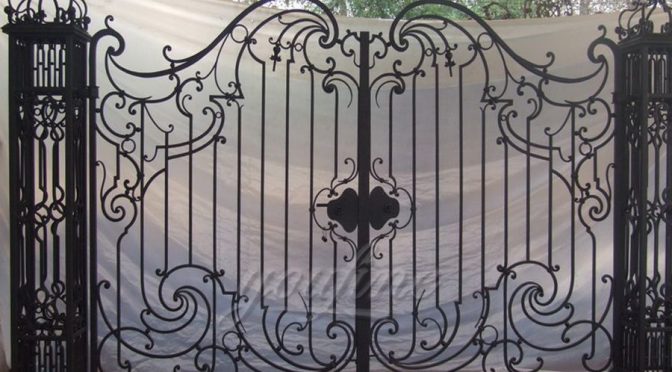 New Design Wrought Iron Main Gate