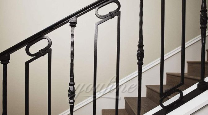 Outdoor Metal Wrought Iron Stair Railings