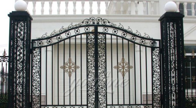 Simple Cast Door Iron Gate Designs
